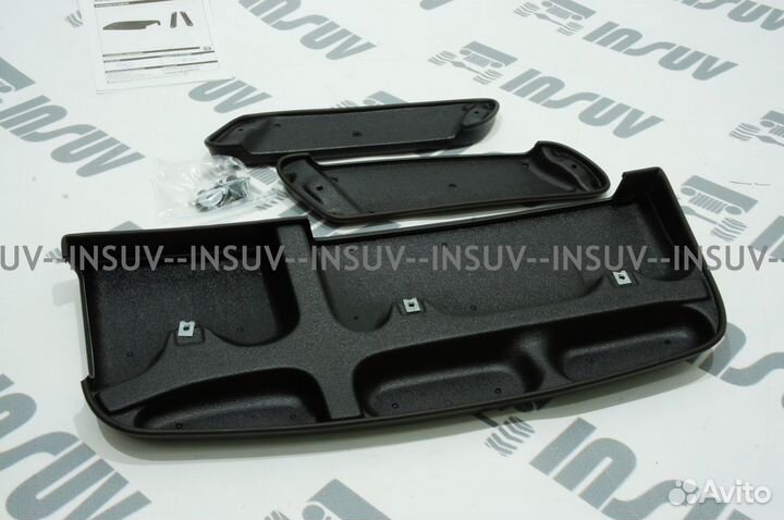 Воздухозаборники Aeroeffect для Нивы (черные)