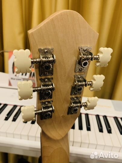 Гитара Акустическая с Чехлом (широкий гриф)