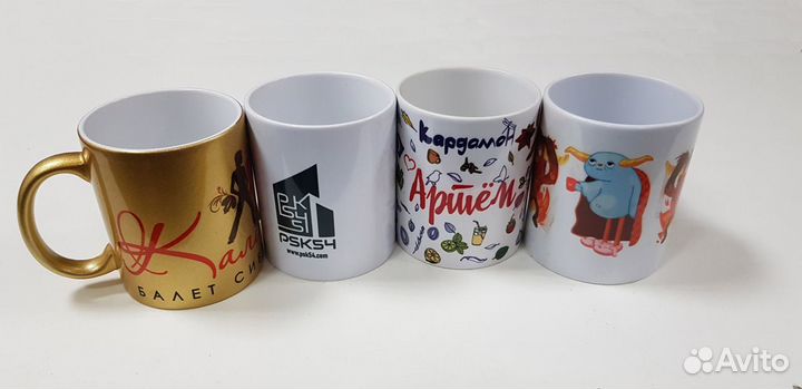 Печать на кружках оптом методом сублимации