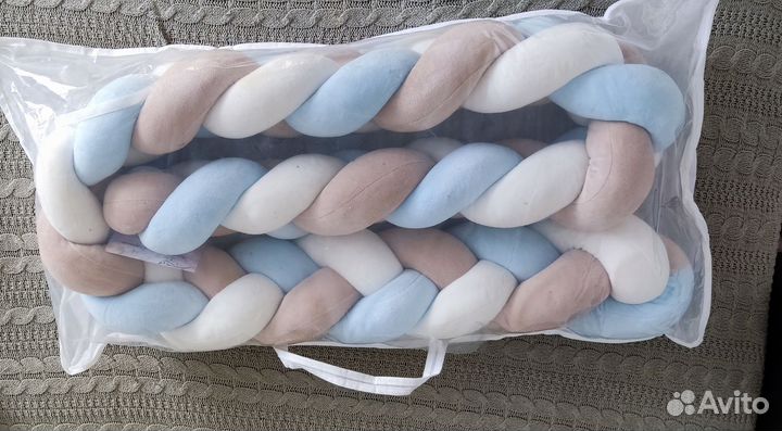 Бортик коса в кроватку