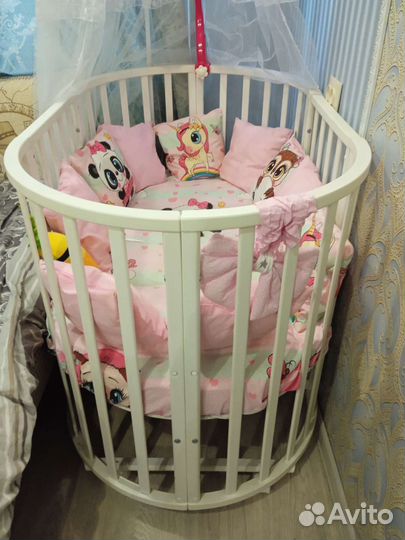 Детская кроватка трансформер