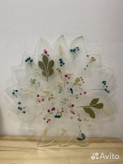 Поднос из эпоксидной смолы