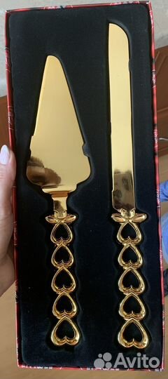 Нож и лопатка для торта