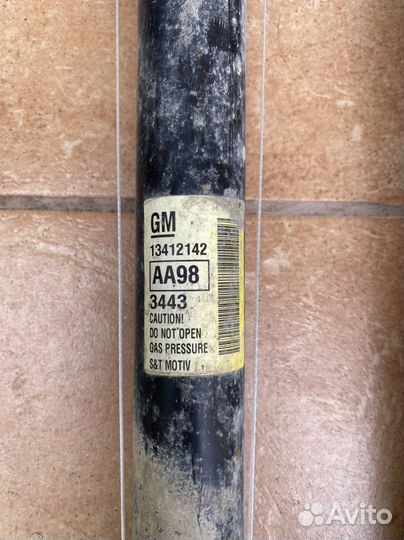 Амортизаторы chevrolet cruze