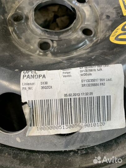 Запасное колесо r17