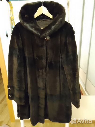 Шуба из стриженого бобра 54