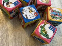 Кубики мягкие детские с буквами