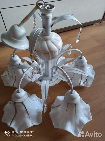 Люстра потолочная подвесная бу