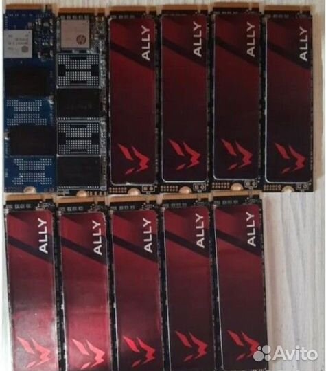 М2 SATA и NVMe диски, 256Гб, 512Гб, 1Тб новые