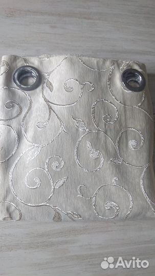 Шторы с люверсами 2 шт