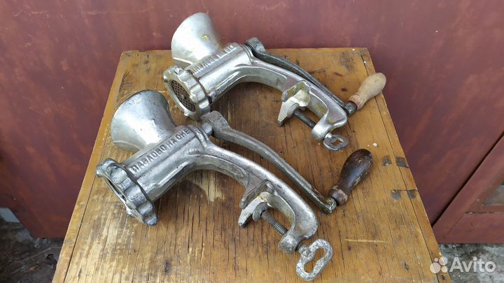 Мясорубка Павлово-на-Оке СССР (50-е), 2 штуки