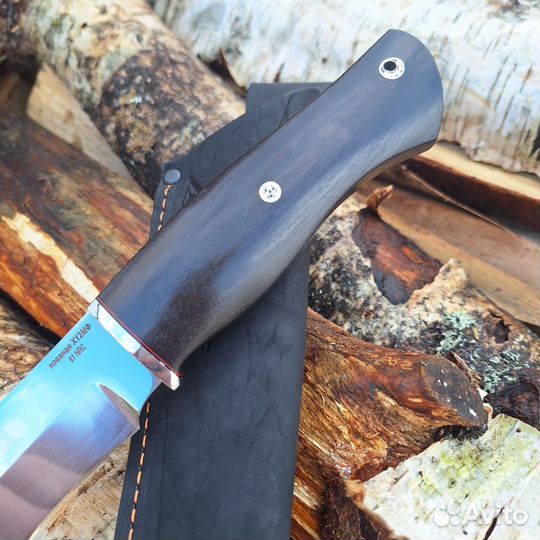 Нож охотничий кованый х12мф