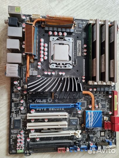 Комплект MB Asus P6TD Deluxe w i/o shield + i7-920