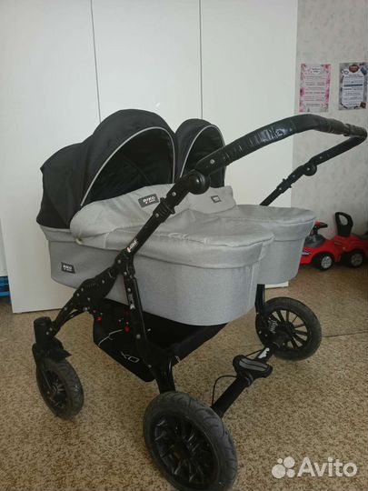 Коляска для двойни 2 в 1