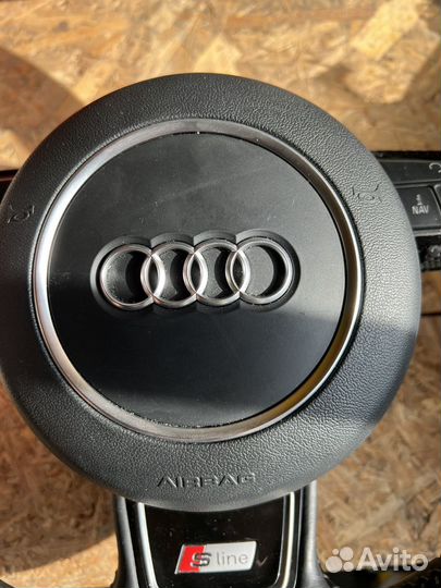 Руль audi q5 8r s line рестайлинг в сборе