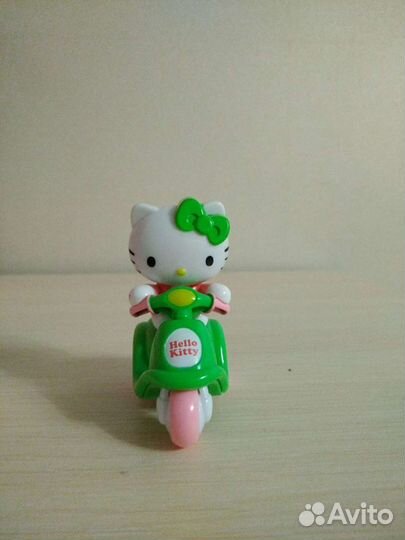 Мотоцикл hello kitty с фигуркой