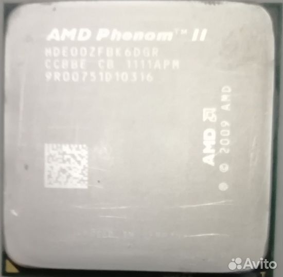 Процессор AMD Phenom ii x6 1100t
