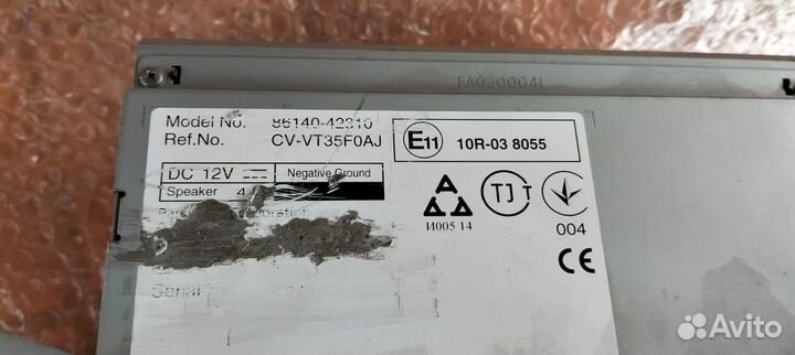 Штатная магнитола на toyta rav4 2013-2019