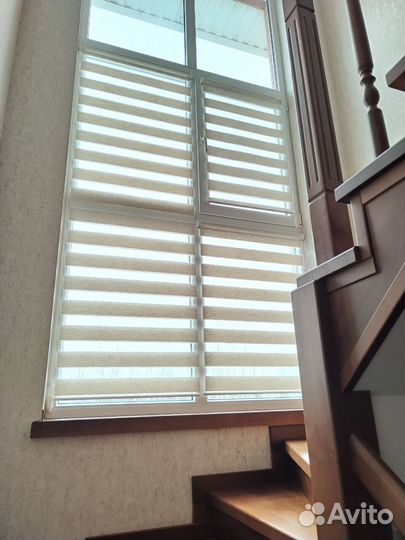 Рулонные шторы день и ночь на заказ