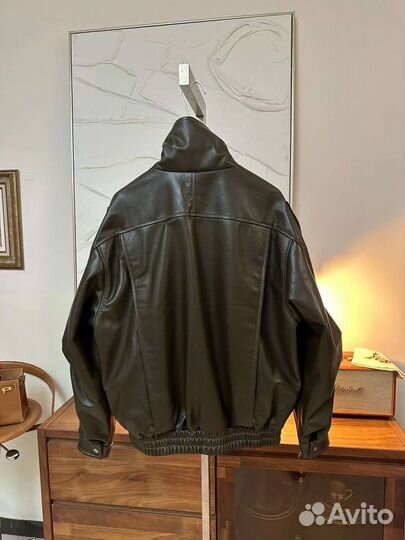 Куртка кожаная женская Saint Laurent премиум