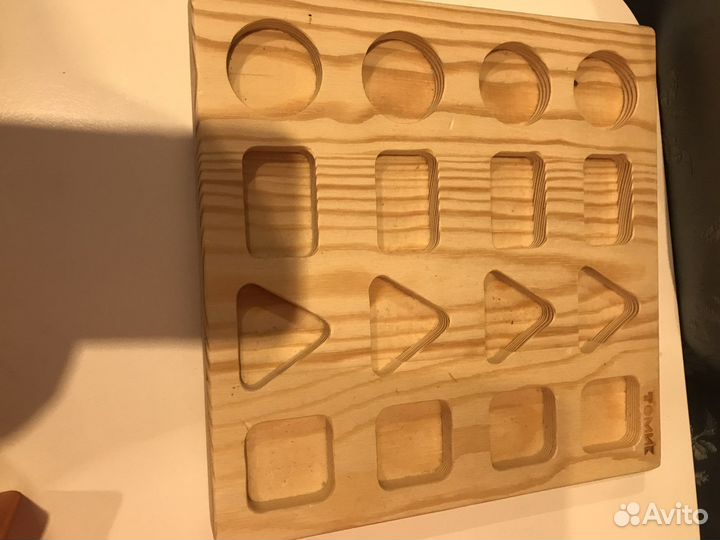 Деревянный сортер монтессори