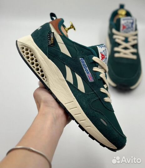 Кроссовки Reebok Classic Leather Hexalite Green