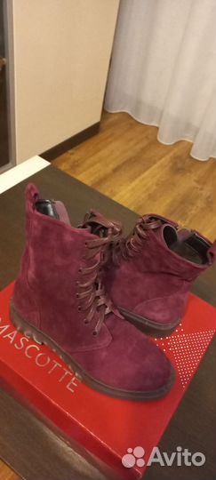 Ботинки, демисезонные, замша, Mascotte, 36