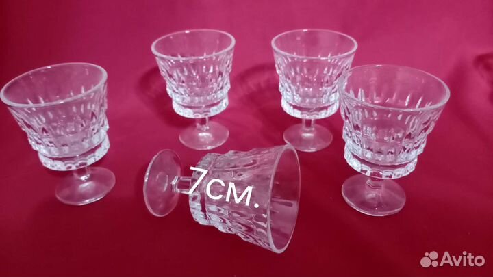 Стопки рюмки хрусталь
