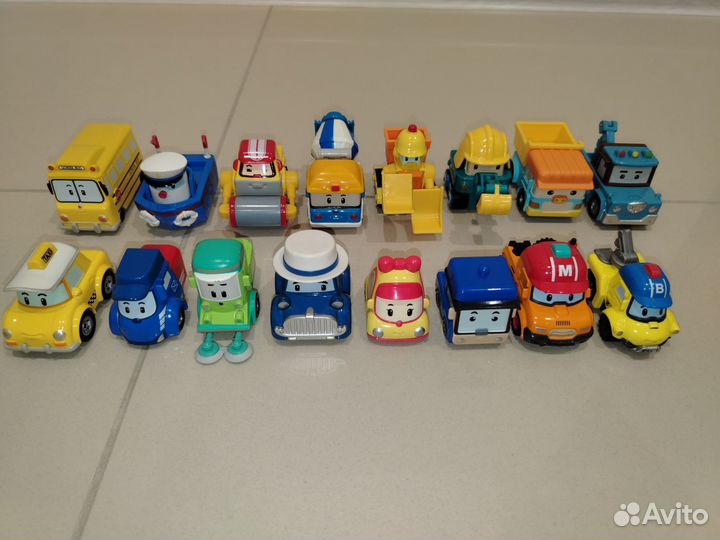 Робокар поли металлические машинки