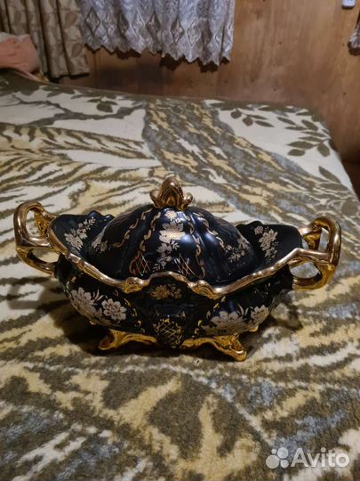 Супницы с крышкой фарфор