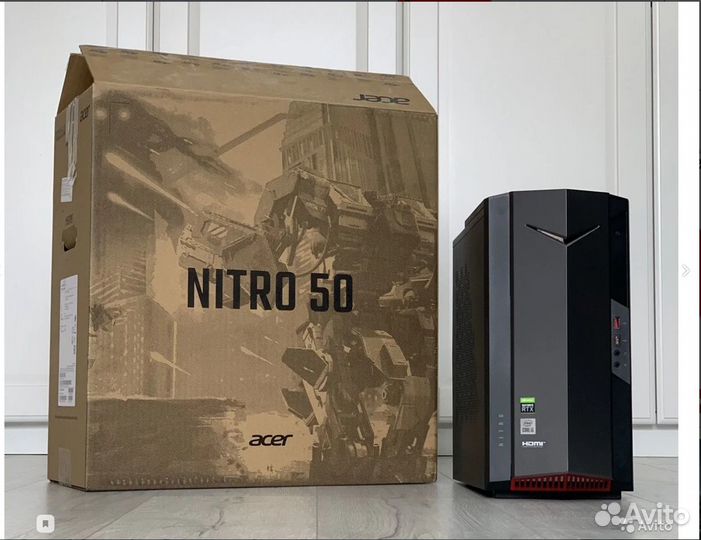 Игровой пк Acer nitro 10400f ddr43200 16gb ssd512