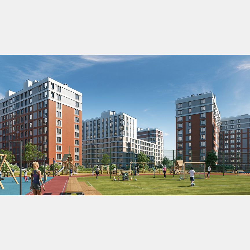 2-к. квартира, 56,9 м², 4/10 эт.
