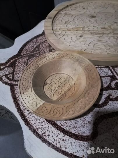 Тарелки, подносы, менажницы в этническом стиле