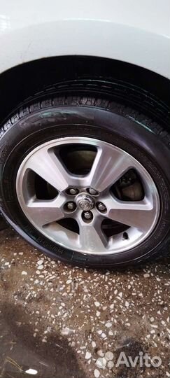 Литые диски с резиной на toyota