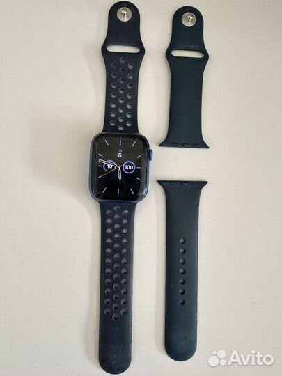 Часы apple watch 7 45 mm blue