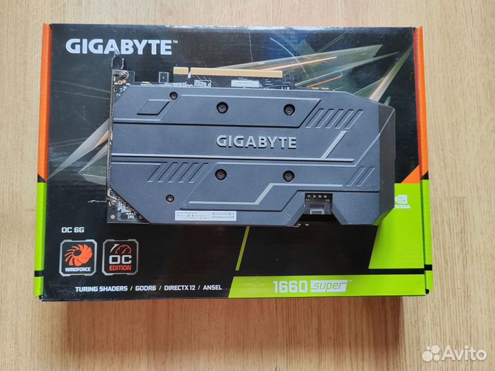 Видеокарта NVidia GTX1660 super 6gb