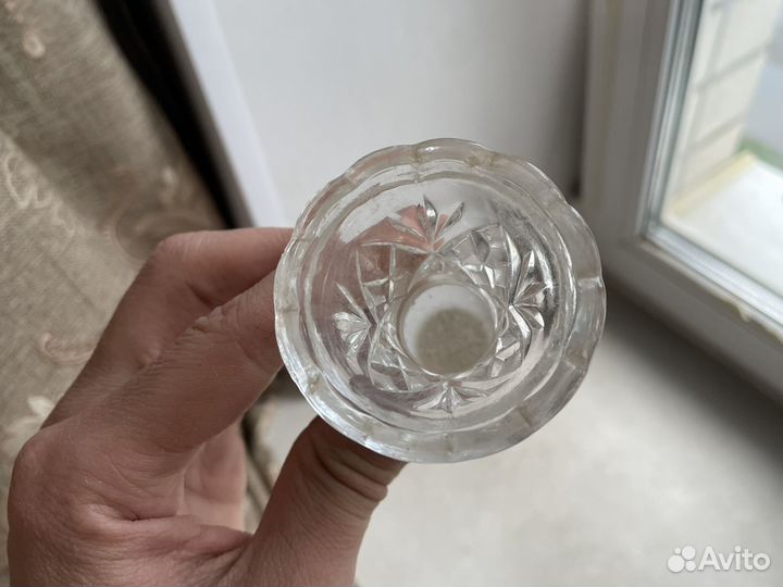 Ваза хрустальная сувенирная мини