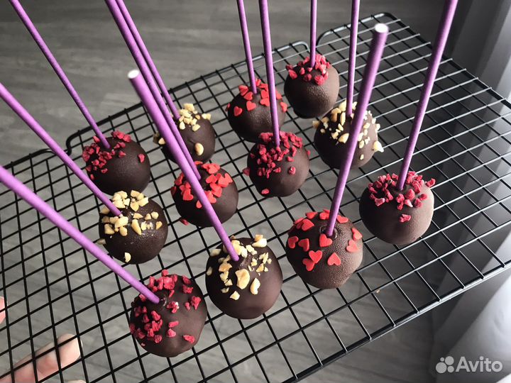 Торты, капкейки, кейк попсы, эскимо