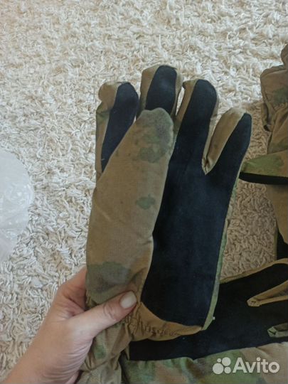 Перчатки военные зимние мох