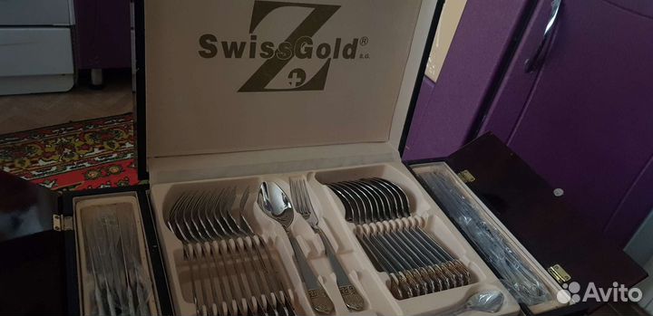 Набор столовых приборов новый