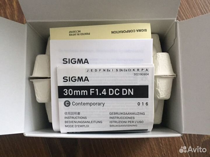 Sigma 30mm f/1.4 DC DN Contemporary Новые-Гарантия