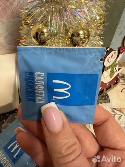 Влажная салфетка из McDonald’s