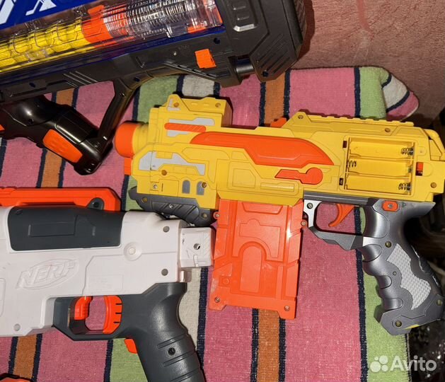 Nefr и другие на запчасти нерабочие бластеры нерф