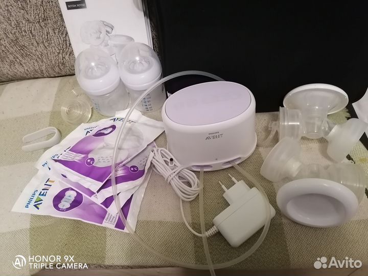 Молокоотсос avent электрический новый