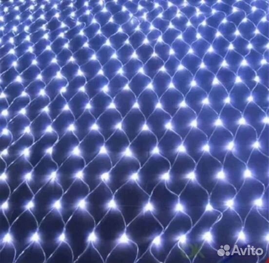 Гирлянда штора занавес