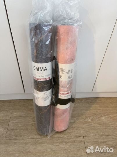 Коврик для йоги omma black onyx новый в упаковке