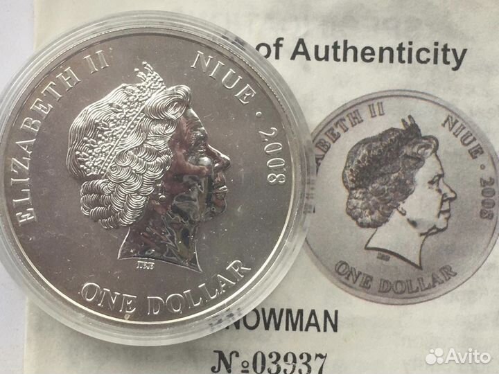 1 доллар 2008 г