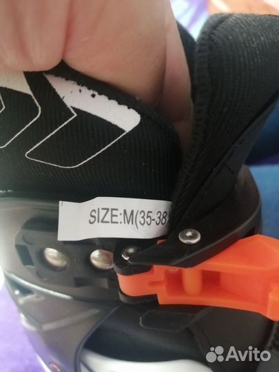 Коньки детские раздвижные 35-38