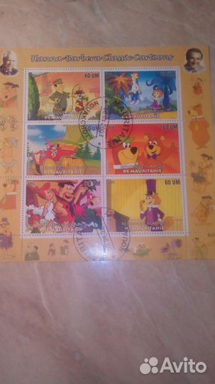 Марки блоки уолт дисней