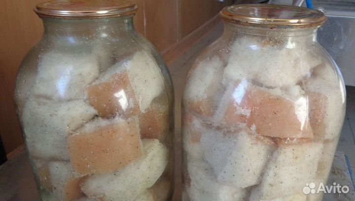 Сало домашнее в банке